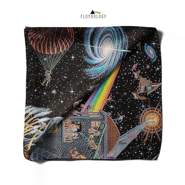 Echoes From The Darkside Of The Moon Pink Floyd Poly Scarf