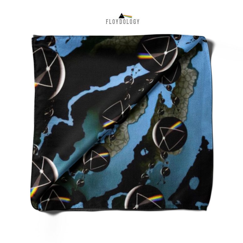 Good bye Blue Sky Dark Side Of the Moon Pink Floyd Poly Scarf Good bye Blue Sky Dark Side Of the Moon Pink Floyd Poly Scarf