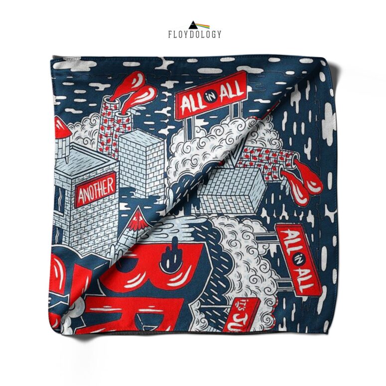 Just Brick In The Wall Pink Floyd Poly Scarf