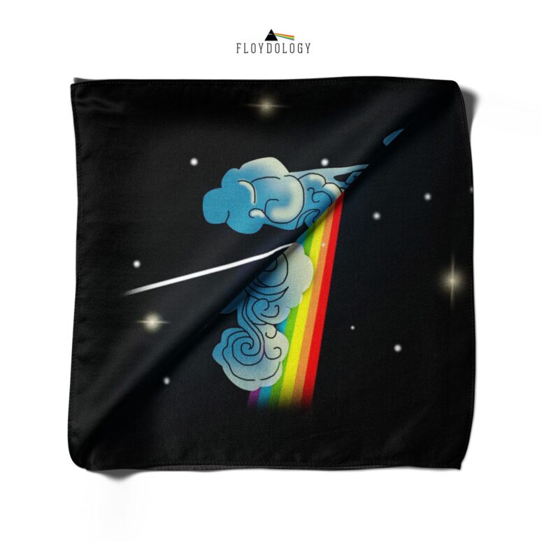 Lilo And Stitch Starry Sky Dark Side Of The Moon Pink Floyd Poly Scarf
