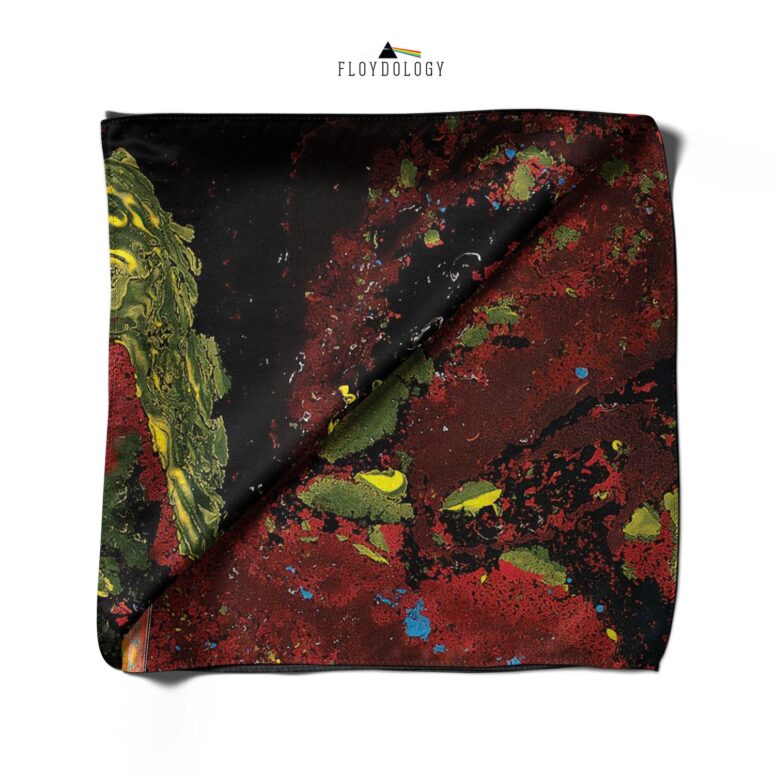 Liquid Dark Side Of The Moon Pink Floyd Poly Scarf