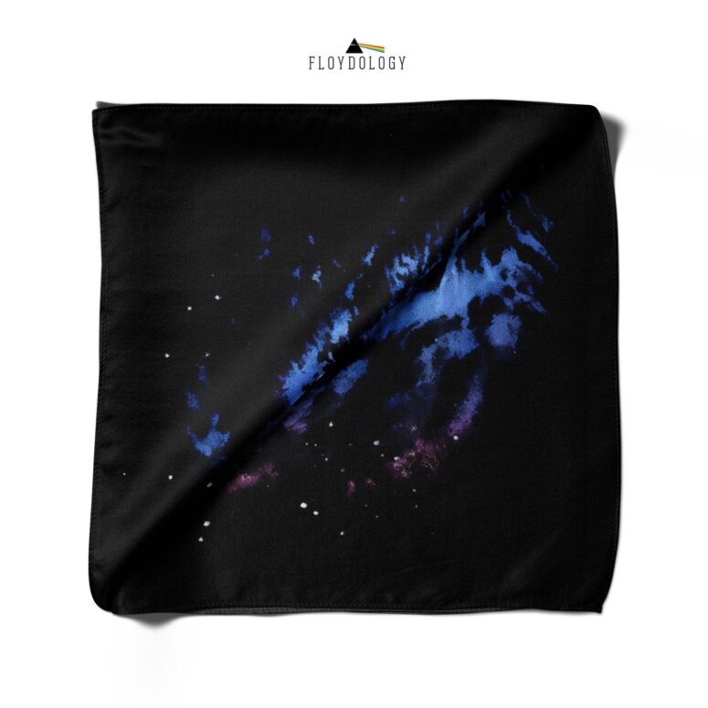 Pink Floyd Black Hole Dark Side Galaxy Poly Scarf