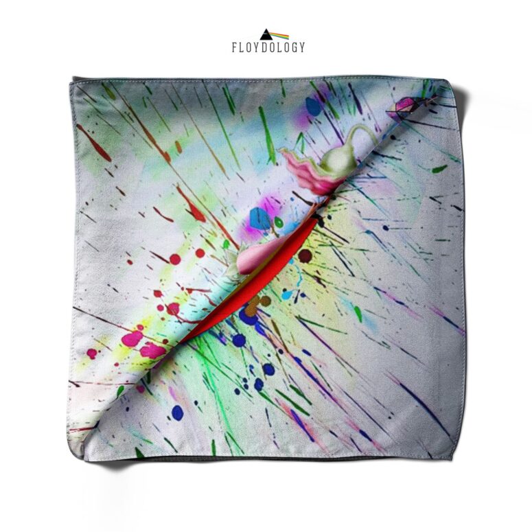 Pink Floyd Collage The Wall Pulse DSOTM Flower Diamond Ring Of Rainbow Poly Scarf Pink Floyd Collage The Wall Pulse DSOTM Flower Diamond Ring Of Rainbow Poly Scarf
