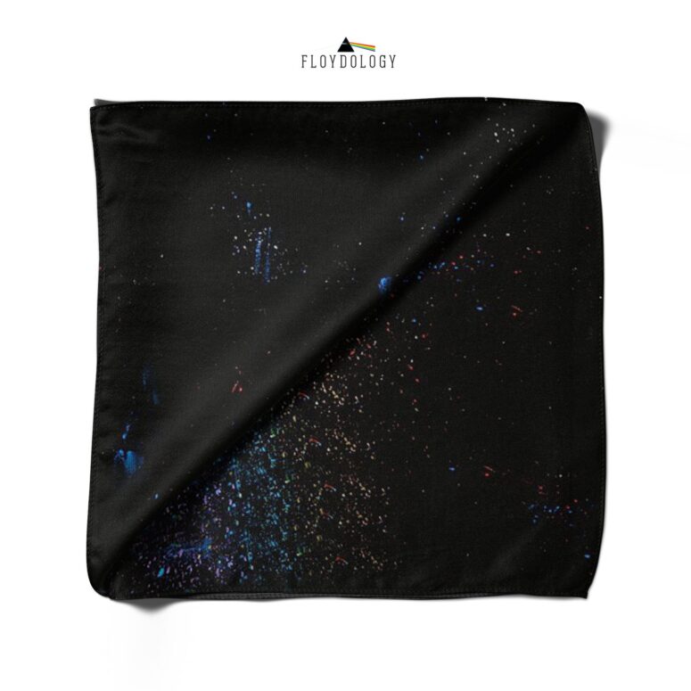 Pink Floyd Dark Side Of Moon Art Blue Poly Scarf Pink Floyd Dark Side Of Moon Art Blue Poly Scarf