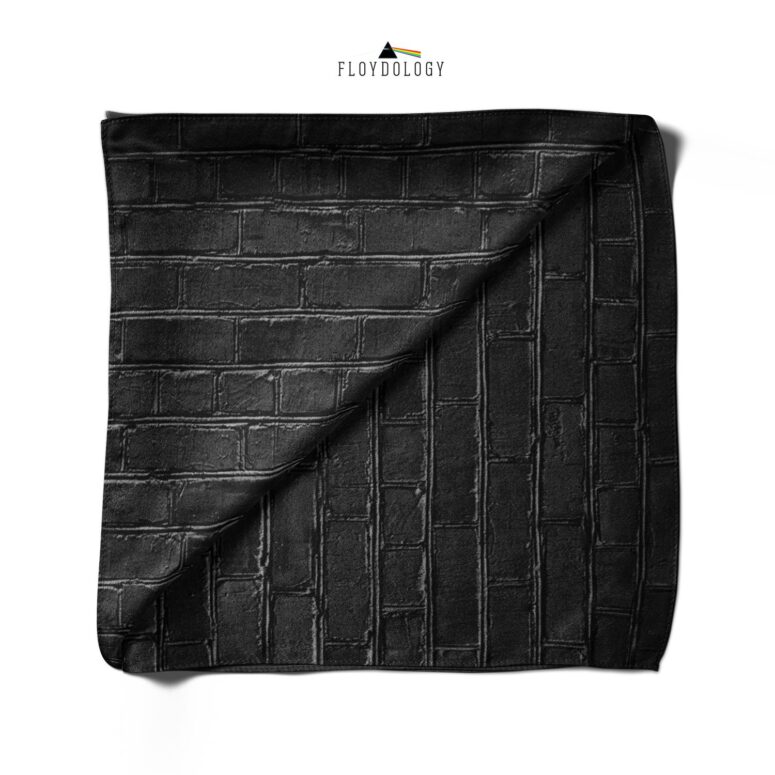 Pink Floyd The Wall Emblem on Brick Background Poly Scarf Pink Floyd The Wall Emblem on Brick Background Poly Scarf