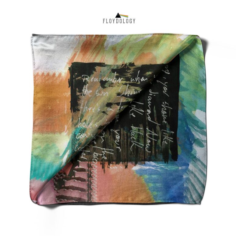 Shine on You Crazy Diamond Lyric Syd Barrett Pink Floyd Poly Scarf