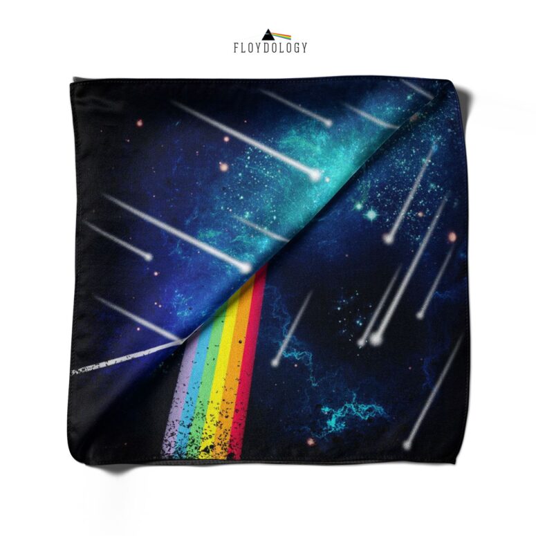 Snoopy And Charlie Brown Looking Dark Side Of The Moon Pink Floyd Poly Scarf Snoopy And Charlie Brown Looking Dark Side Of The Moon Pink Floyd Poly Scarf