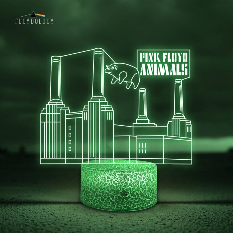 Battersea Power Station Flying Pig Animals Album Pink Floyd Night Lamp