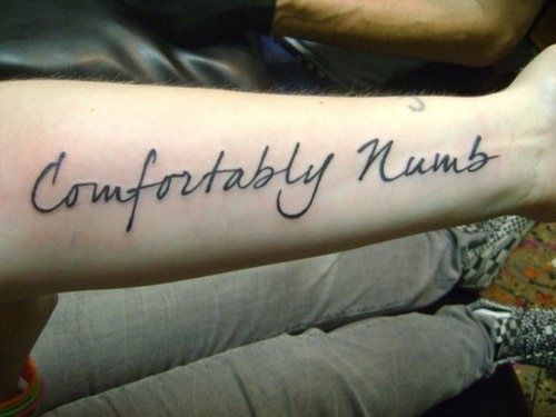 Comfortably Numb Tattoo - OtherBrick
