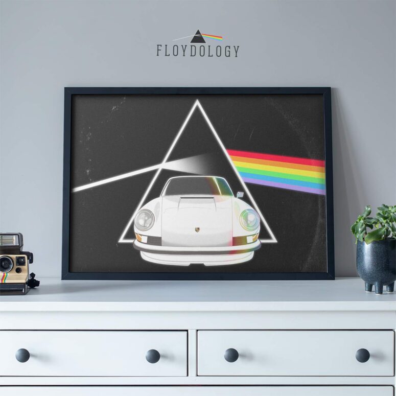 Dark Side Of The Porsche Pink Floyd Poster