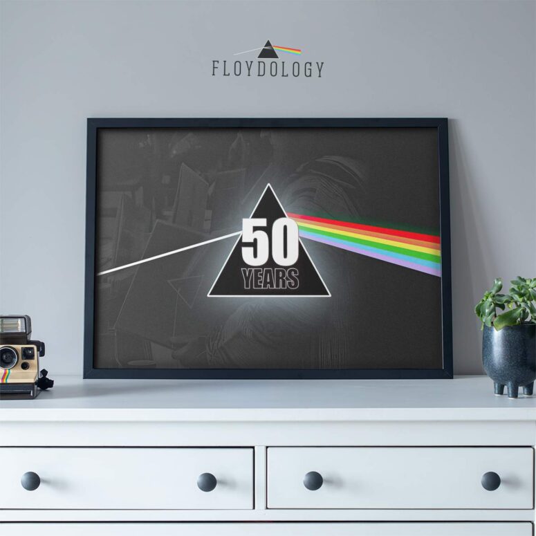 Pink Floyd Dark Side Of The Moon 50 Years Poster Pink Floyd Dark Side Of The Moon 50 Years Poster
