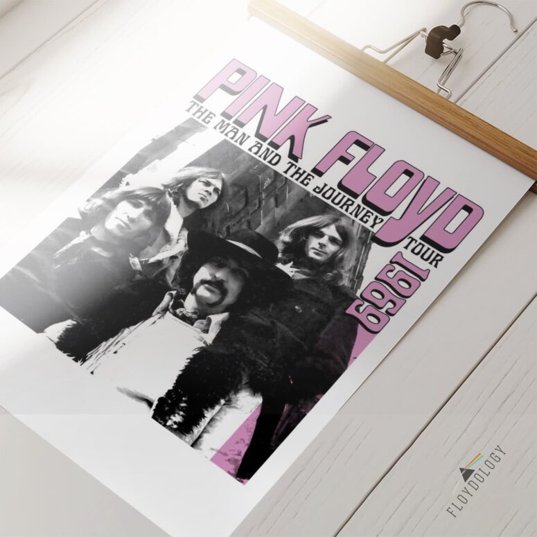 Pink Floyd The Man And The Journey Tour 1969 Vintage Poster Pink Floyd The Man And The Journey Tour 1969 Vintage Poster