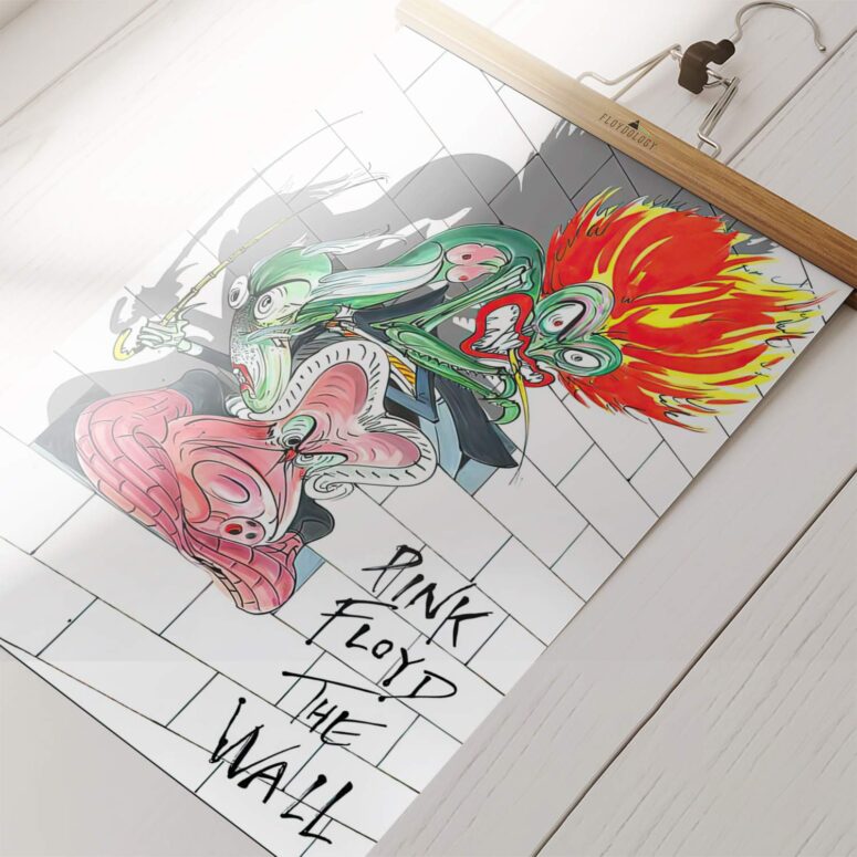 Pink Floyd The Wall 1982 Poster