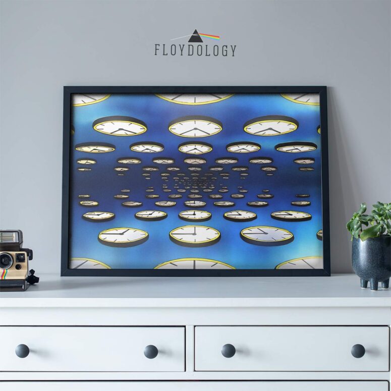 Pink Floyd Time 1972 Poster Pink Floyd Time 1972 Poster