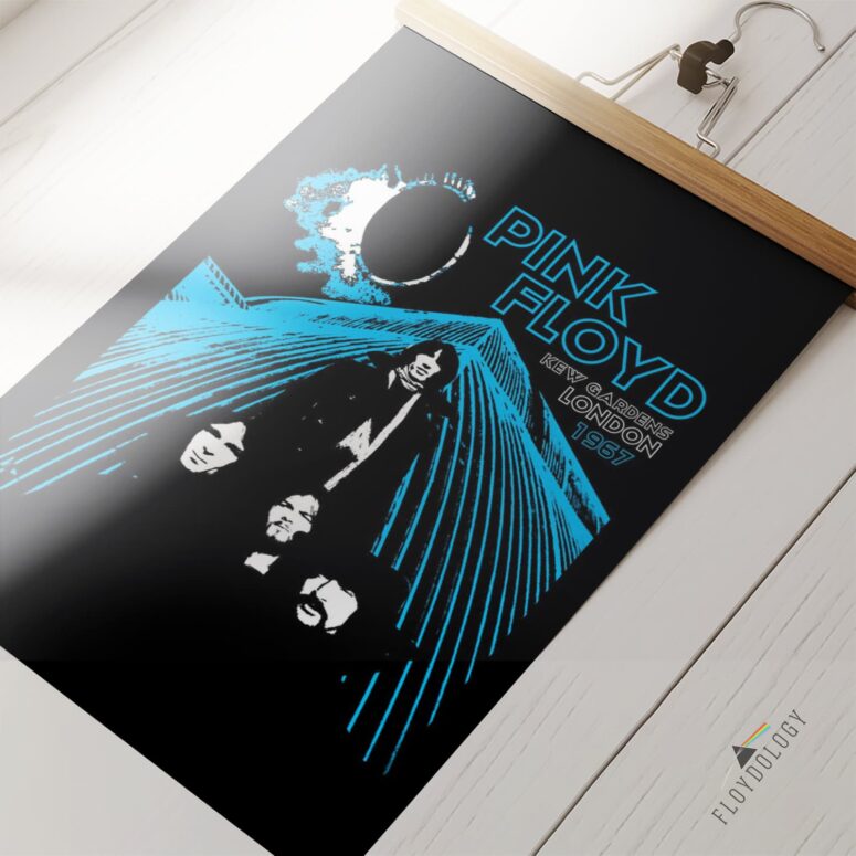 Pink Floyd Vintage Kew Gardens London 1967 Poster