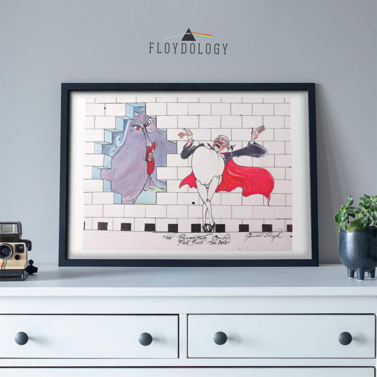 The Wall The Prosecuting Counsel Pink Floyd Poster