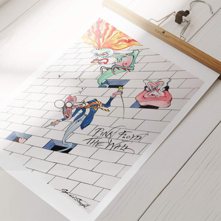 The Wall Wife Mother Teacher and Pink Floyd Poster The Wall Wife Mother Teacher and Pink Floyd Poster