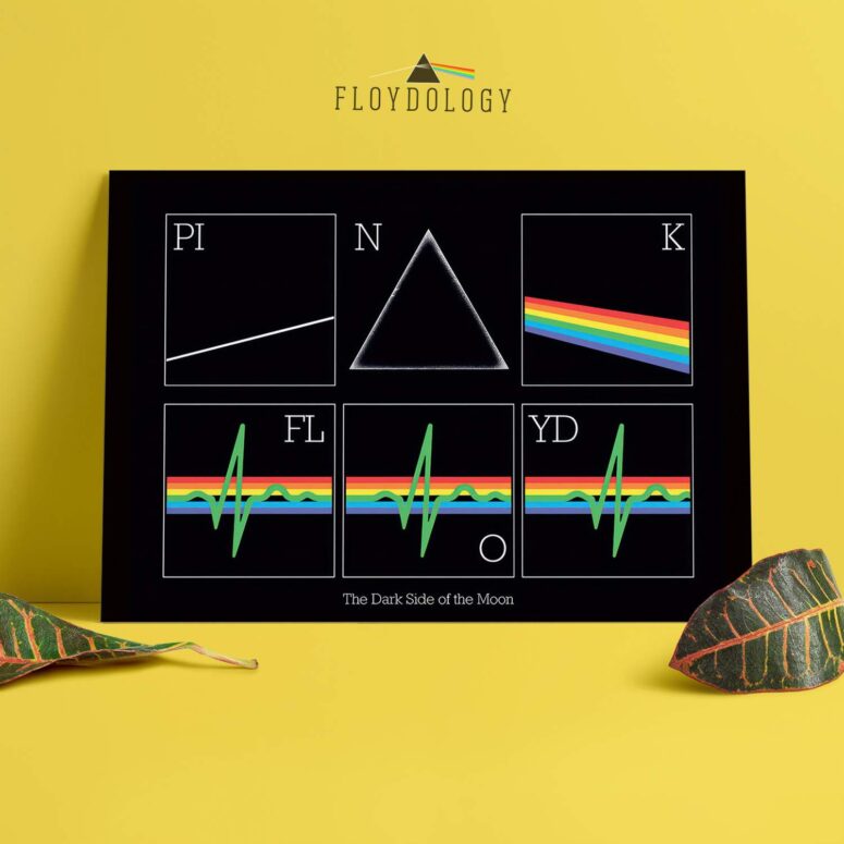 Dark Side Of The Moon 50th Prism Heart Beat Pink Floyd Poster