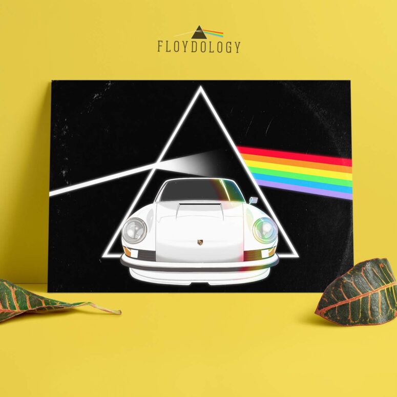 Dark Side Of The Porsche Pink Floyd Poster