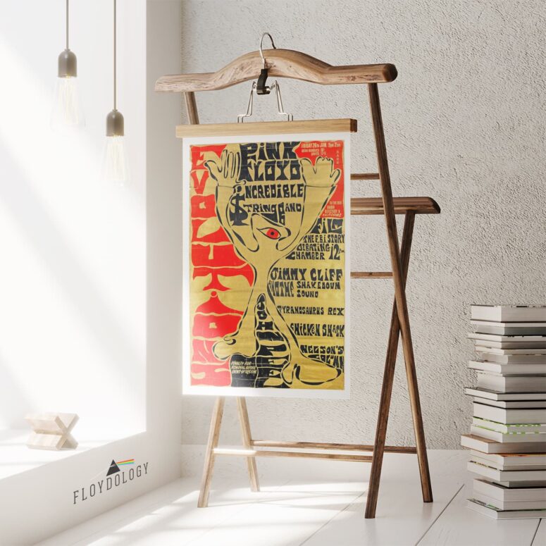 Evolutions Southampton University Concert 1968 Pink Floyd Poster
