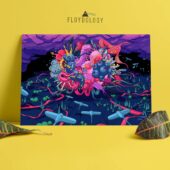 Left2d Backpack Golden Dark Side Of The Moon - OtherBrick