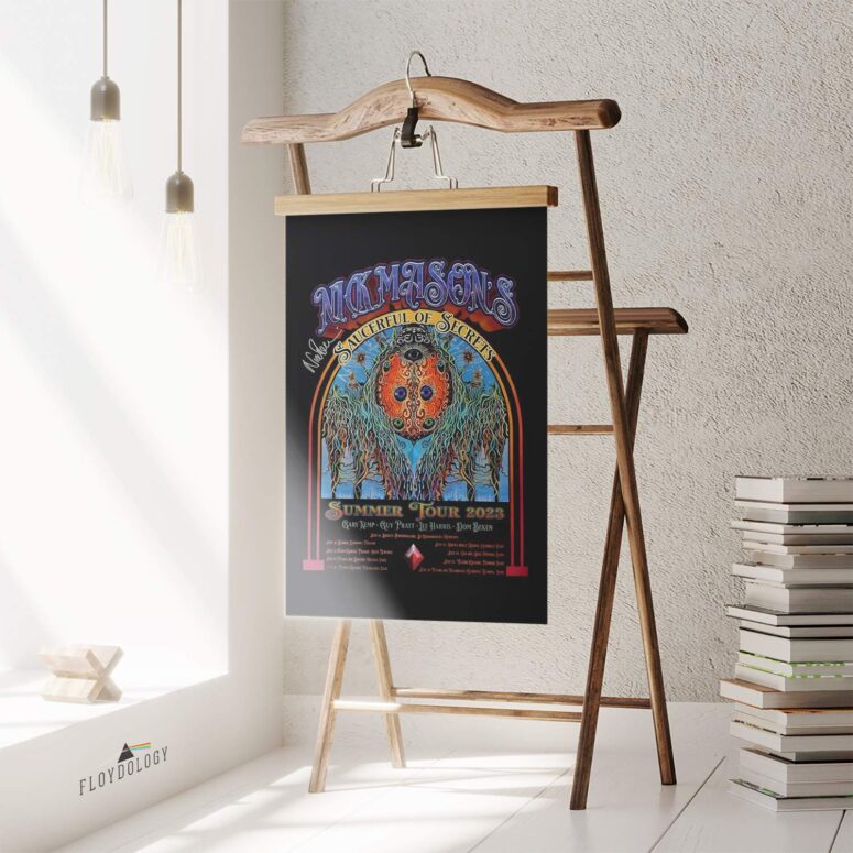 Nick Mason My Saucerful of Secrets Summer Tour 2023 Pink Floyd Poster