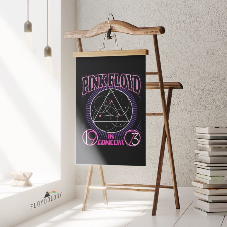 Pink Floyd Drawing In Concert Tour 1973 Poster