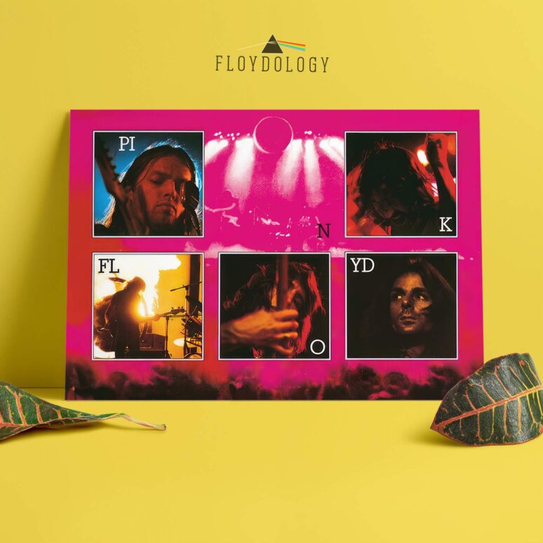 Pink Floyd Live Show Digital Art Poster