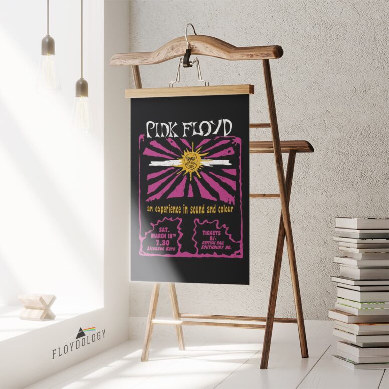 Pink Floyd Sound and Colour March 18th Tour Poster Pink Floyd Sound and Colour March 18th Tour Poster
