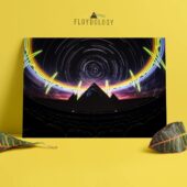 Left2d Backpack Golden Dark Side Of The Moon - OtherBrick