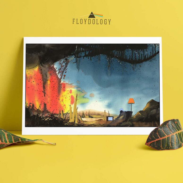 Pink Floyd The Wall The Alien Landsape Poster