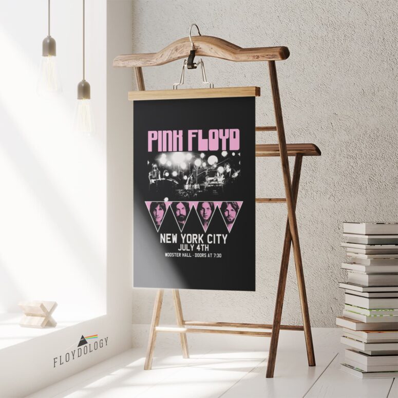 Pink Floyd Vintage New York City Tour July 4th Poster