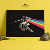 Left2d Backpack Golden Dark Side Of The Moon - OtherBrick