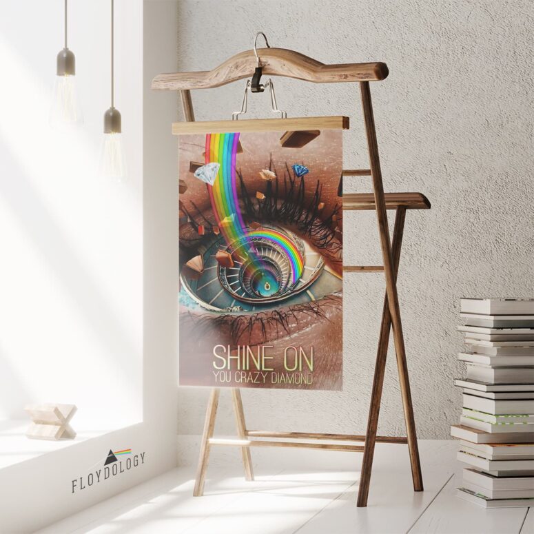 Shine On Digital Art Pink Floyd Poster