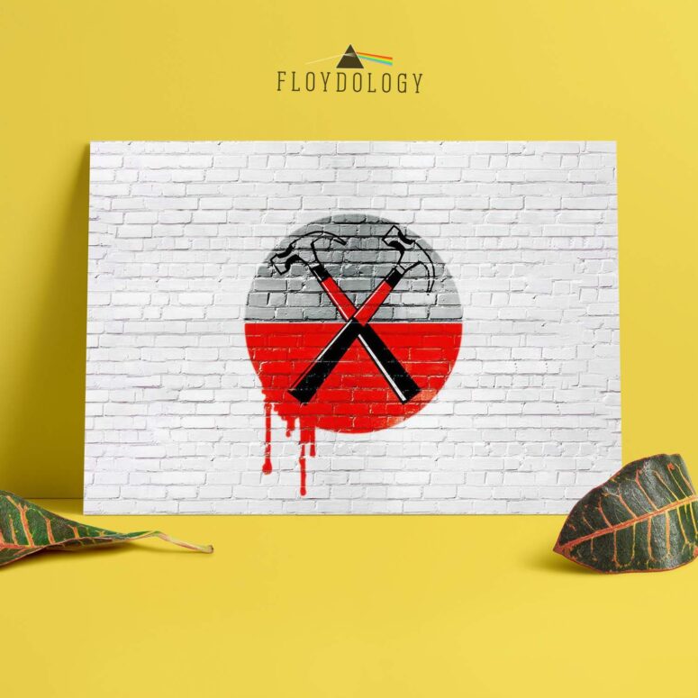 The Wall Hammers Bleeding Pink Floyd Poster