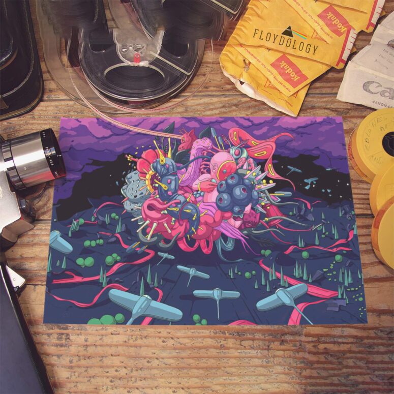 High Hopes Trippy Ilustration Pink Floyd Poster