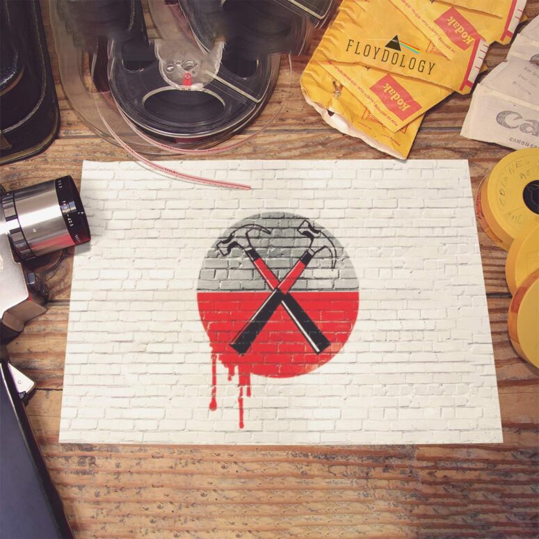 The Wall Hammers Bleeding Pink Floyd Poster