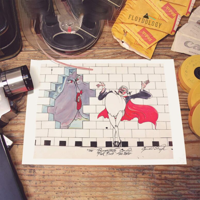 The Wall The Prosecuting Counsel Pink Floyd Poster