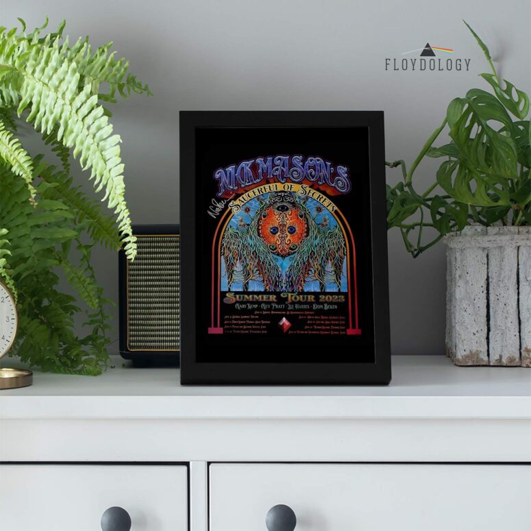 Nick Mason My Saucerful of Secrets Summer Tour 2023 Pink Floyd Poster