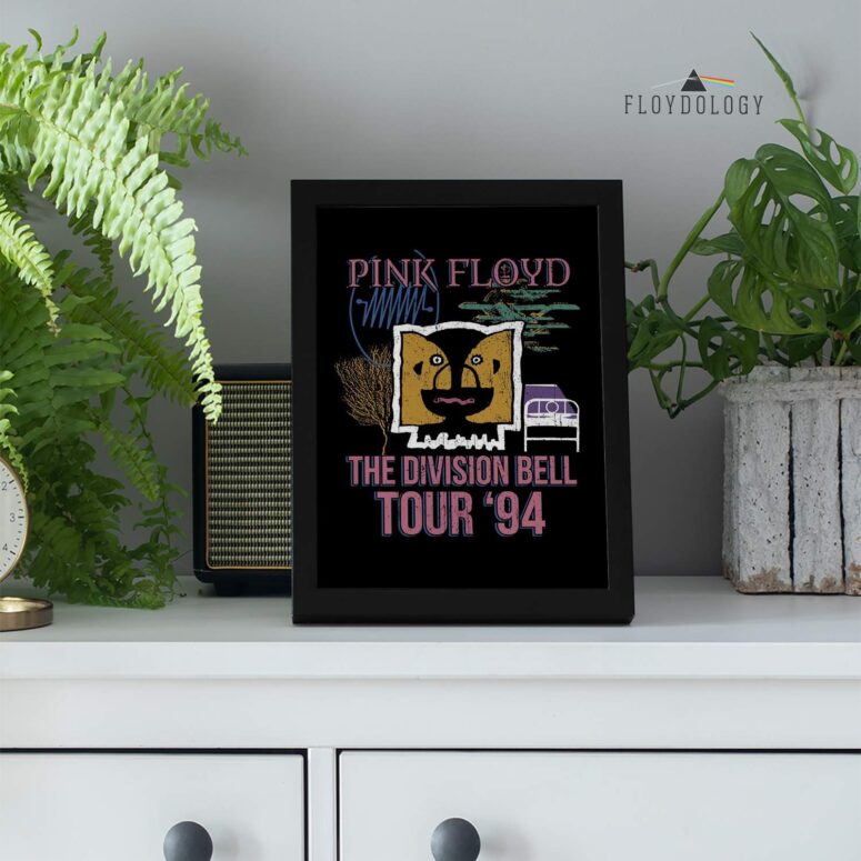 Pink Floyd Division Bell Tour 1994 Vintage Art Set of 2 Posters