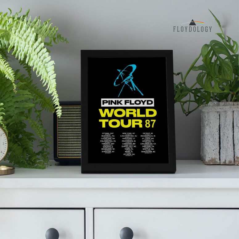 Pink Floyd Momentary Lapse of Reason 1987 World Tour Poster Pink Floyd Momentary Lapse of Reason 1987 World Tour Poster