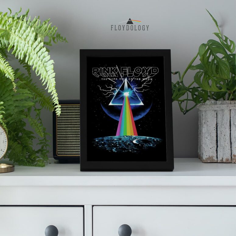 Pink Floyd The Dark Side Of The Moon Attack Earth Art Poster