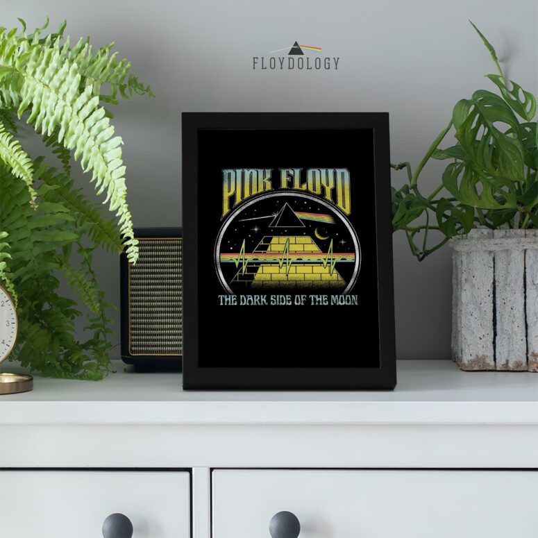 Pink Floyd Vintage Pyramid Dark Side Poster Pink Floyd Vintage Pyramid Dark Side Poster