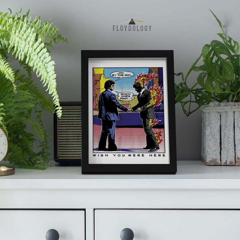 Pink Floyd Wish You Were Here WYWH Pop Art Poster