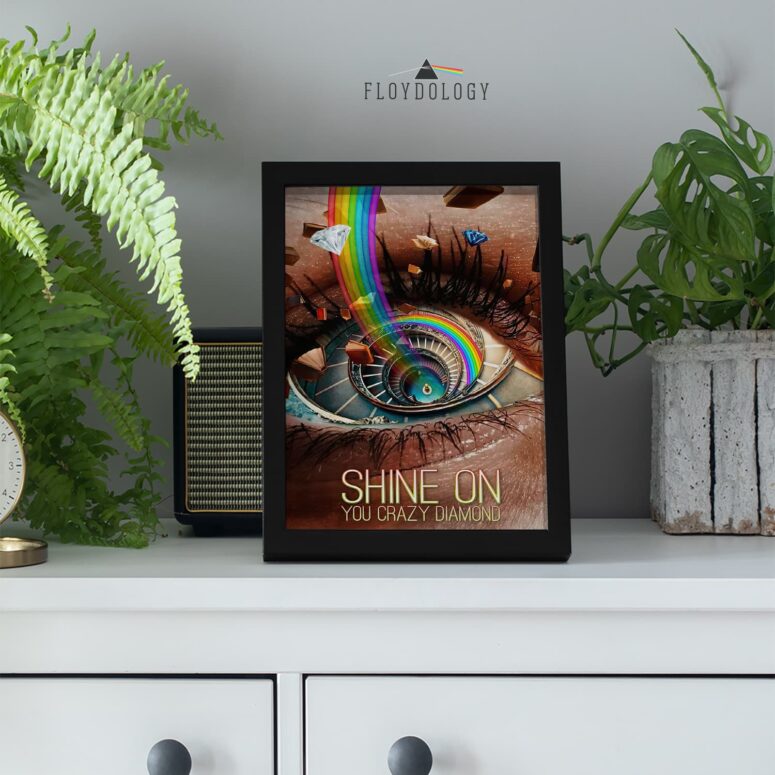 Shine On Digital Art Pink Floyd Poster