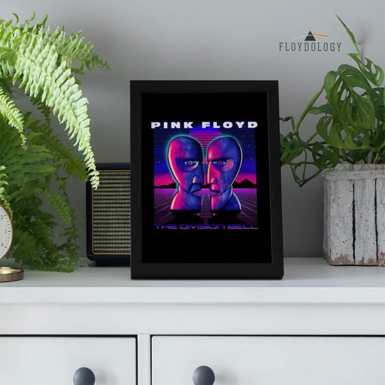 The Division Bell Vaporwave Pink Floyd Poster The Division Bell Vaporwave Pink Floyd Poster