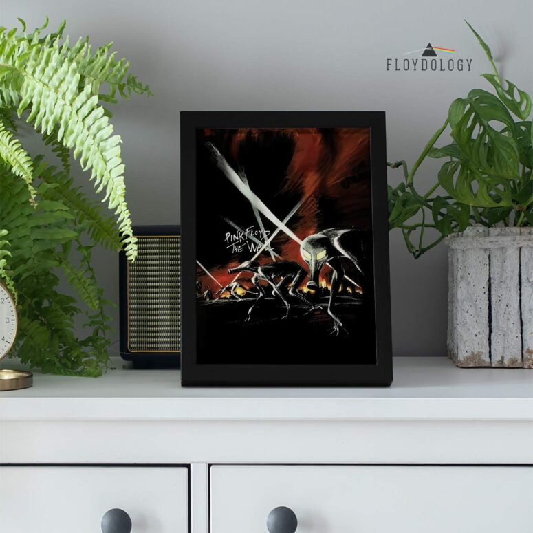Vintage 90s Pink Floyd The Wall Rock Band Set of 2 Posters Vintage 90s Pink Floyd The Wall Rock Band Set of 2 Posters