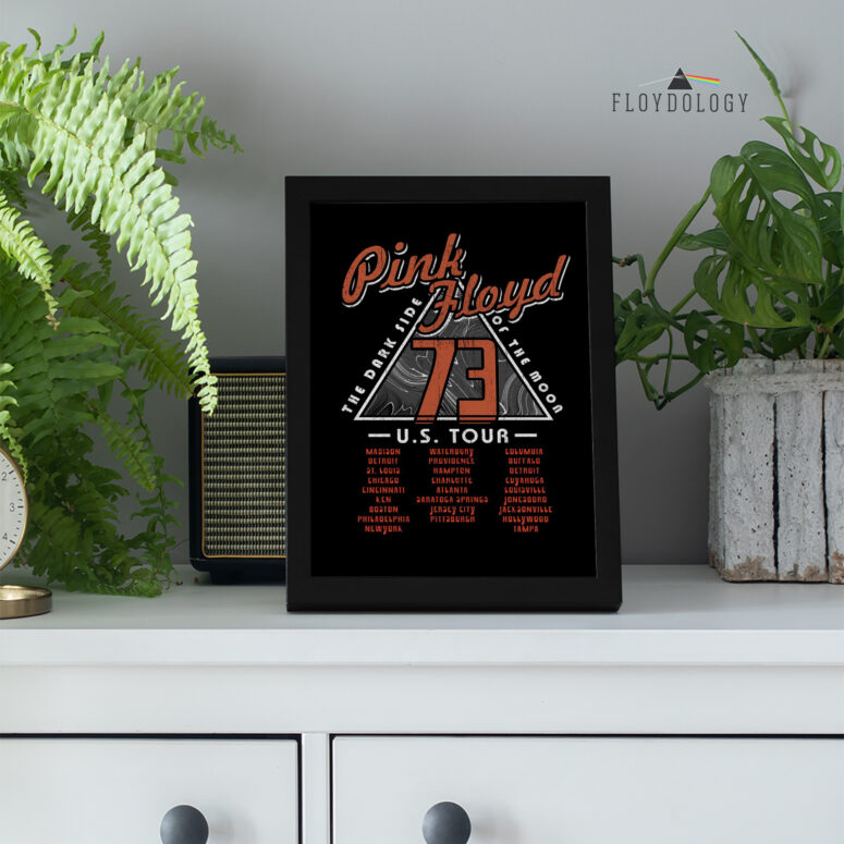 Dark Side Of The Moon US Tour 1937 Vintage Pink Floyd Poster Dark Side Of The Moon US Tour 1937 Vintage Pink Floyd Poster