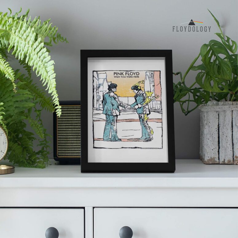 Wish You Were Here Sketch Pink Floyd Poster
