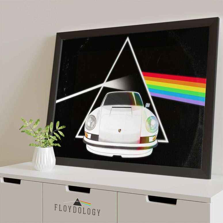 Dark Side Of The Porsche Pink Floyd Poster